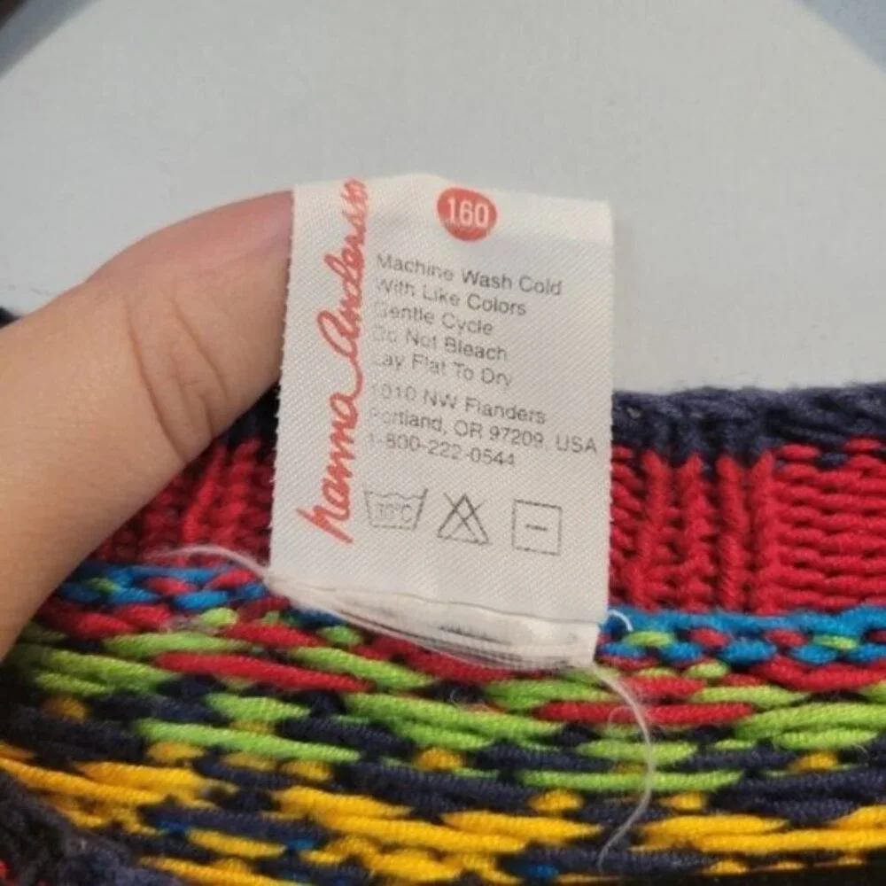 Hanna Anderson | Nordic Multicolored Cotton Sweater